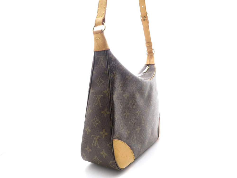 Louis Vuitton Monogram Boulogne Bag Shoulder Brown